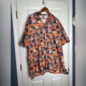 Associated Premium Detroit Tigers MLB Adult 2XL Short Sleeve Hawaiian Shirt XXL